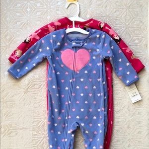 NWT Just for You by Carter’s Set of Two Baby Pajamas